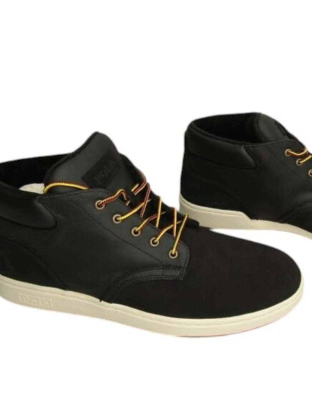 NEW POLO RALPH LAUREN Men’s Shrunken Nubuck Sneaker Boots –Ankle Height –Size 14